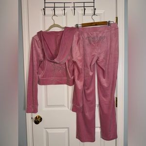 VIRAL JUICY COUTURE TRACK SUIT LIGHT PINK